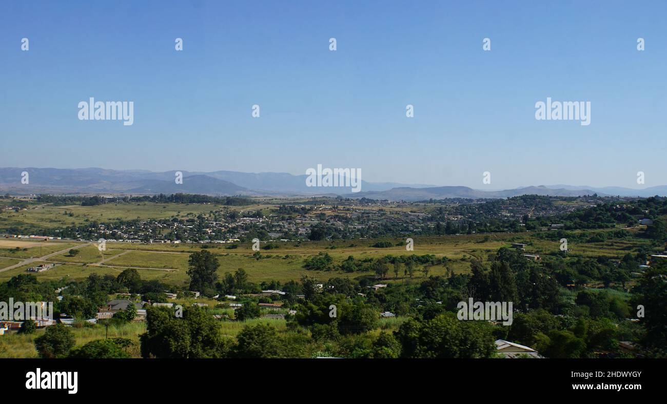 Paysage, Swaziland, montagnes de Lebombo, paysages, rural,scène rurale, scène, paysage, scènes Banque D'Images