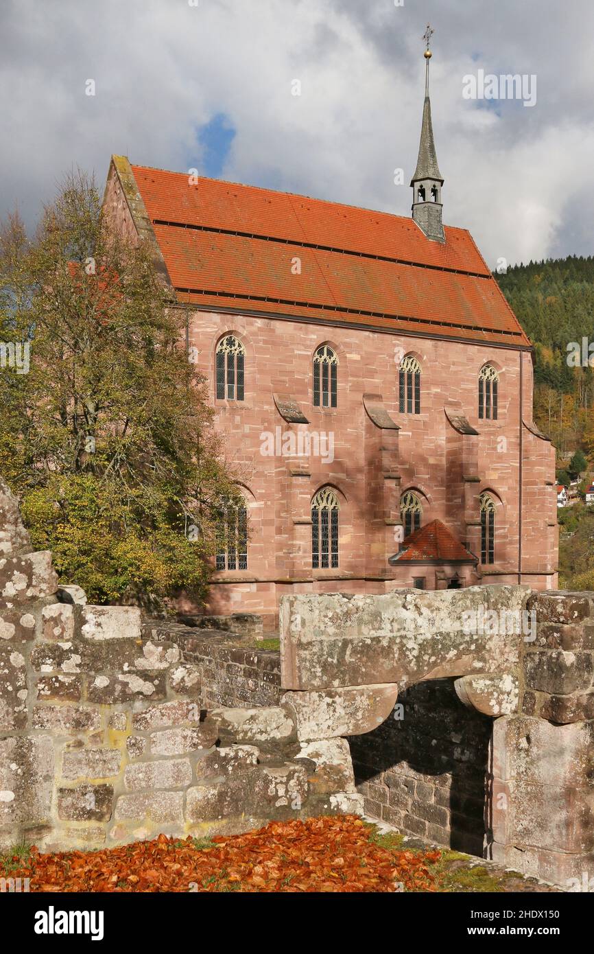 hirsau, chapelle, hirsaus, chapelles Banque D'Images