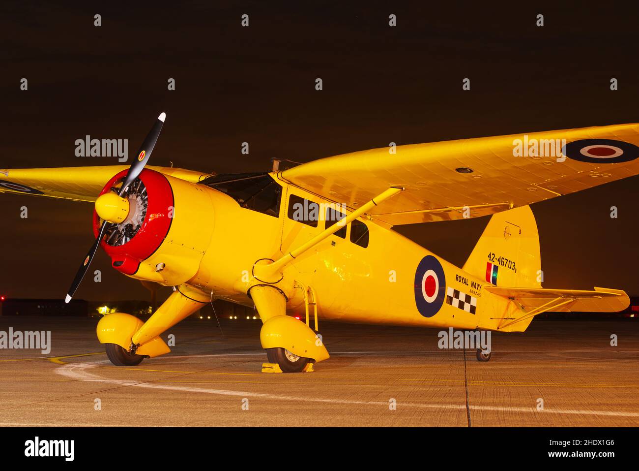 Stinson reliant 42, ailes de la marine Banque D'Images