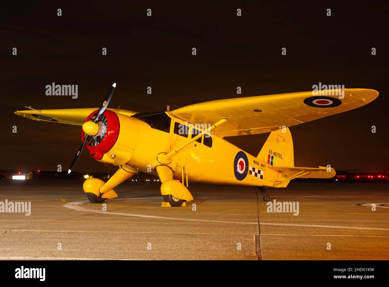 Stinson reliant 42, ailes de la marine Banque D'Images