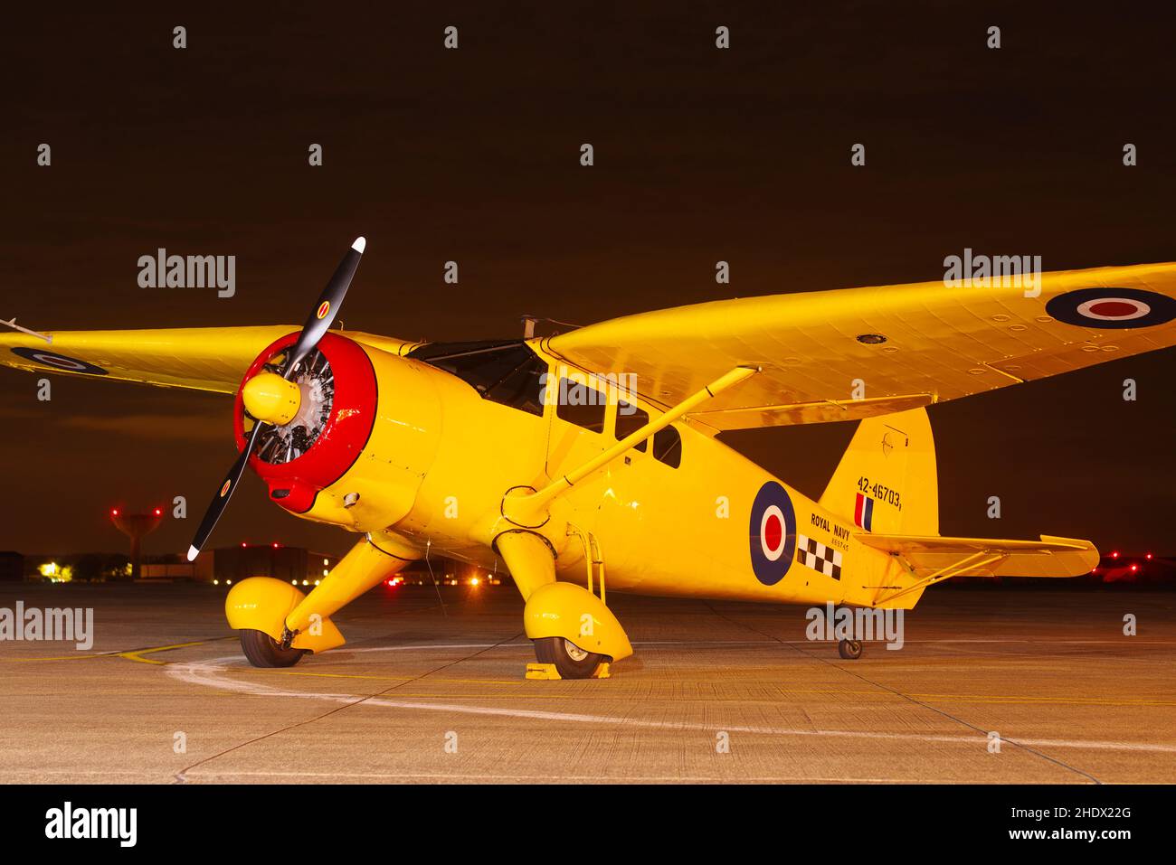 Stinson reliant 42, ailes de la marine Banque D'Images