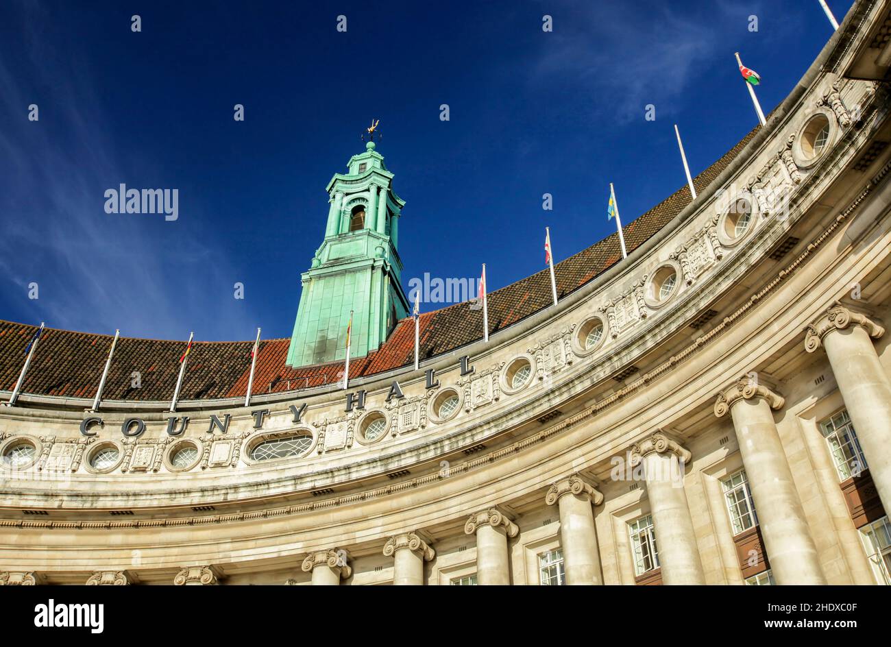 londres, county hall, londres Banque D'Images
