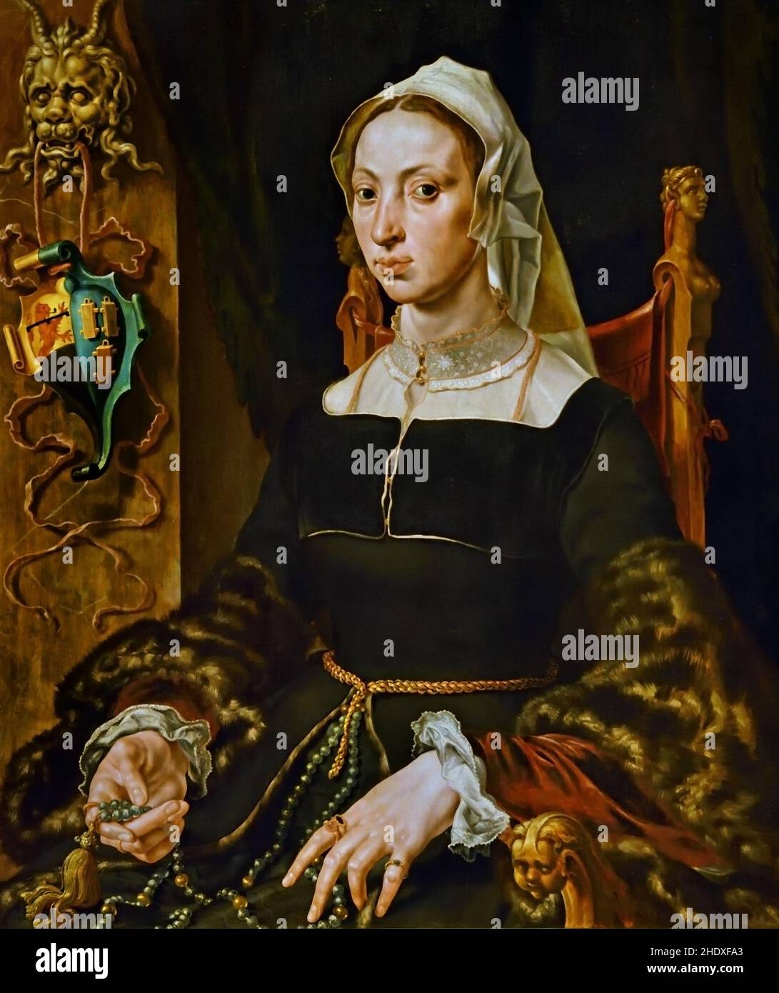 Machteld Suijs 1540-1545 Maerten van Heemskerck (1498–1574) The, pays-Bas, Néerlandais, Banque D'Images