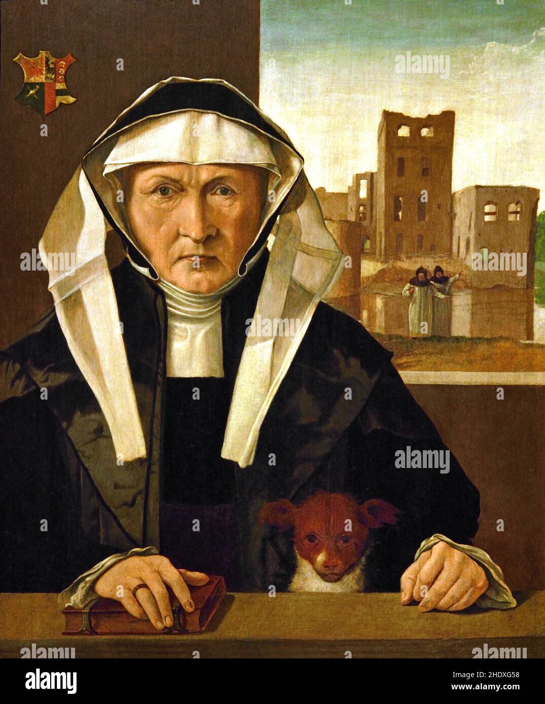 Portrait de Beetke van Rasquert peintre anonyme Belgique, flamand, le, pays-Bas, néerlandais, Banque D'Images