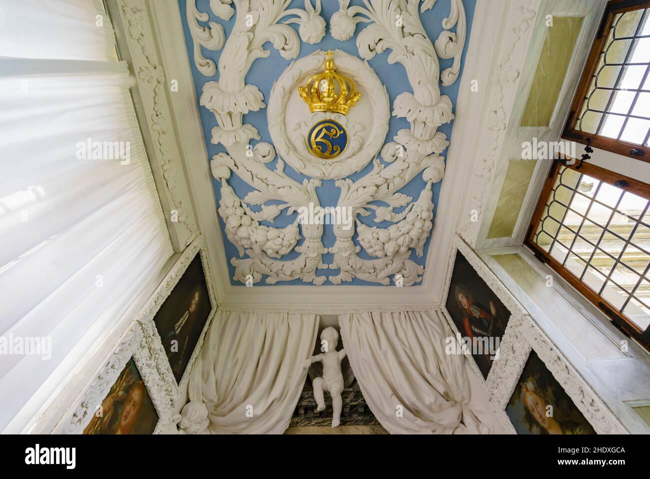 Couverture, stuc, château de Frederiksborg, couvertures, stucs Banque D'Images
