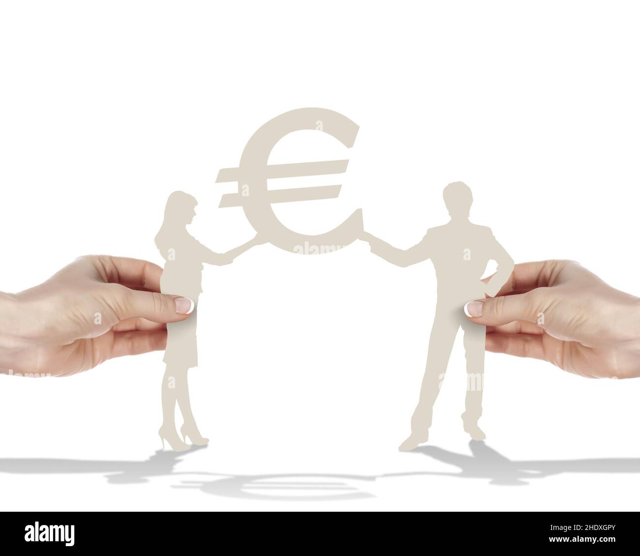 euro, couple, signe euro, couples, signes euro Banque D'Images