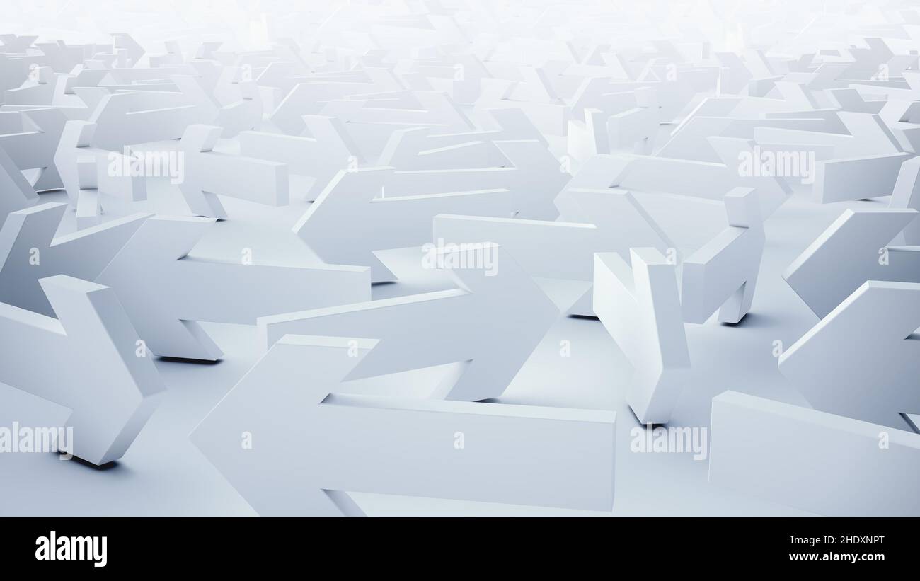 direction, chaos, flèches, directions, chaotique,désordre, désordre, flèche Banque D'Images