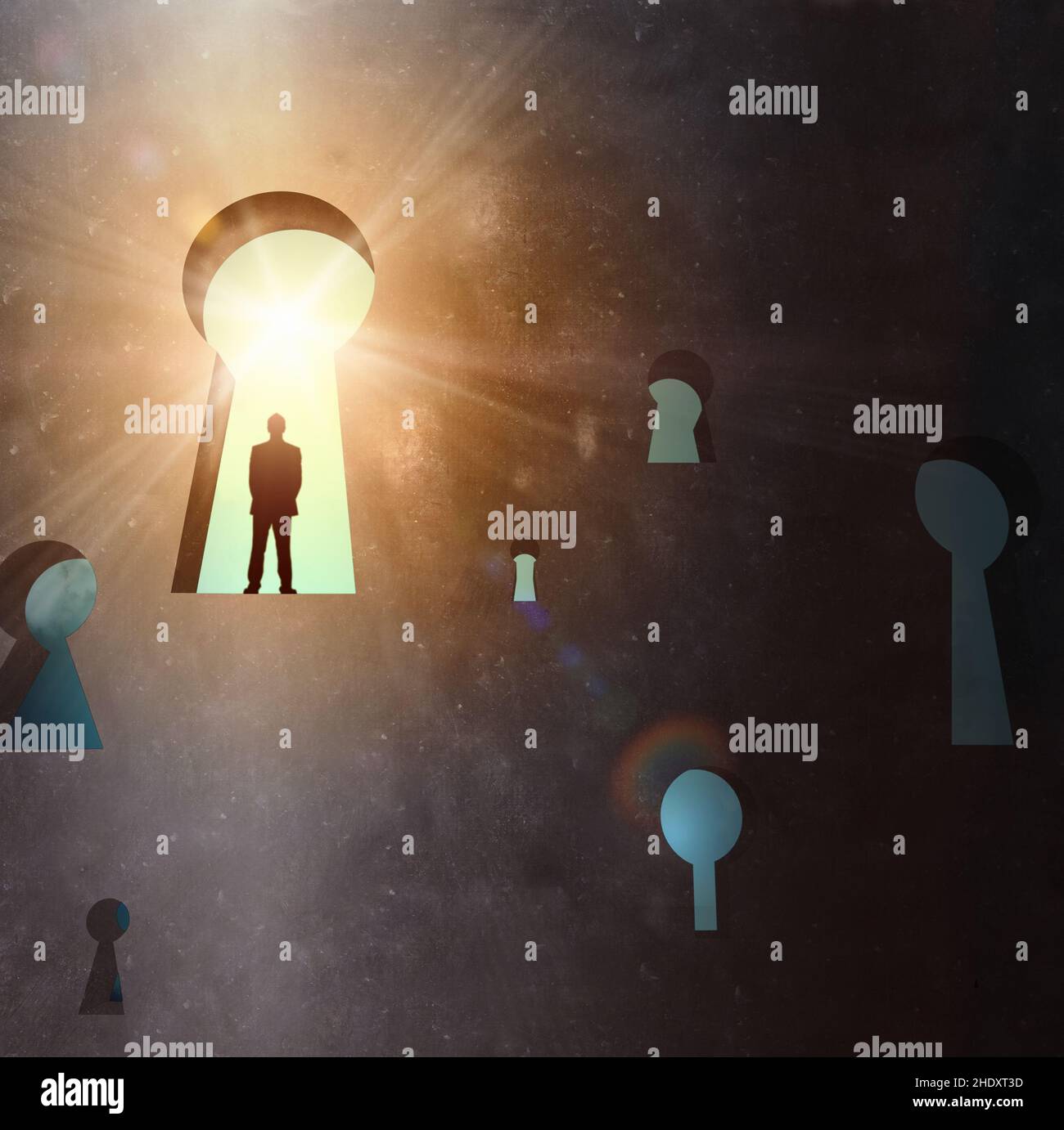 lumière, solution, ouverture, sortie, lumières,feedback, résultat, solutions, trous d'accès, sorties Banque D'Images