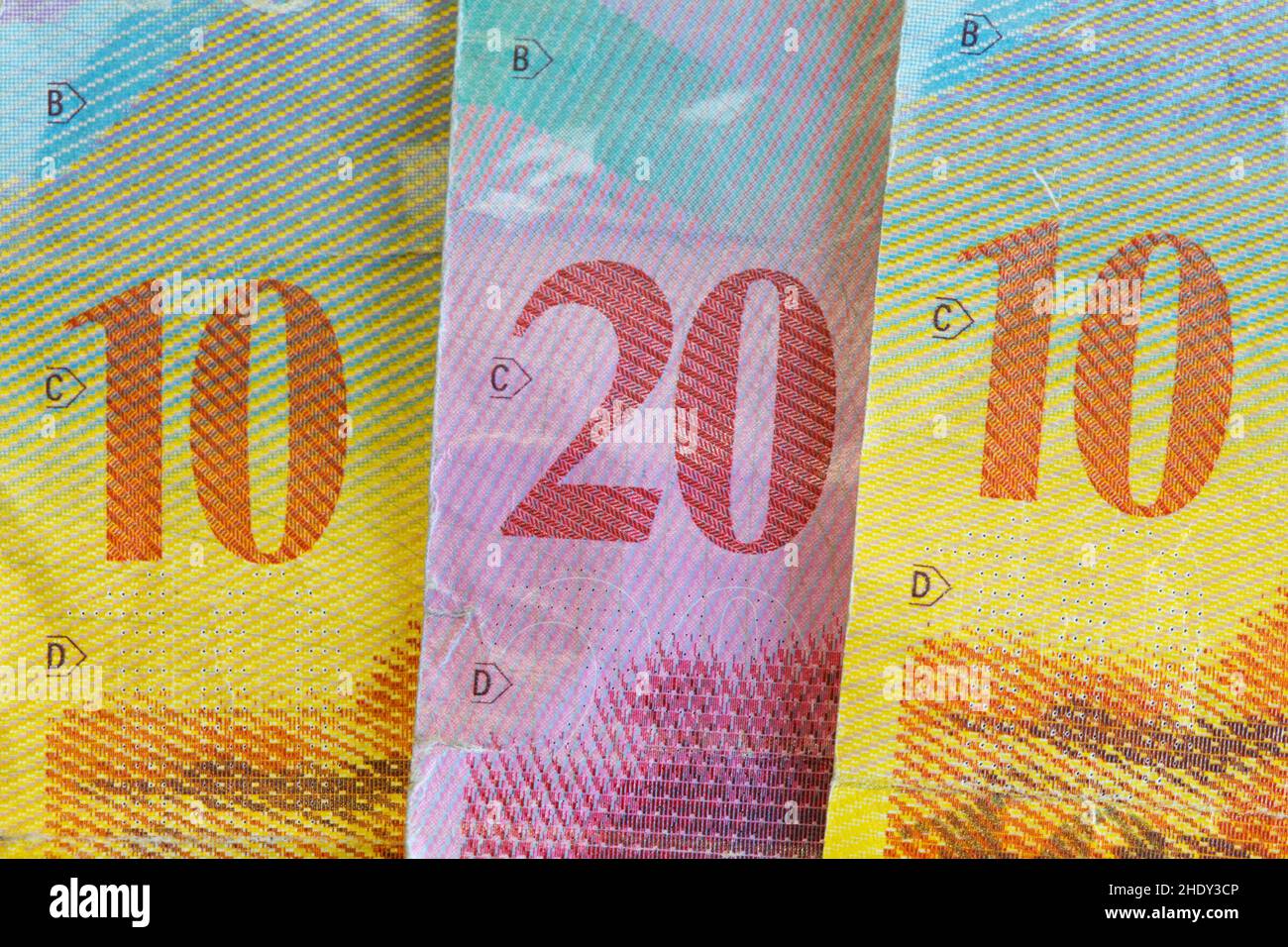 franc suisse, francs suisses Banque D'Images