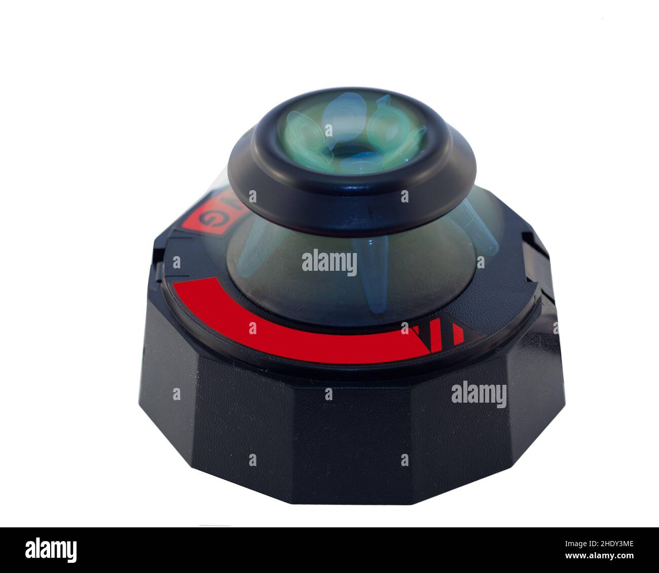 Microtubes centrifuges à chaîner. Banque D'Images