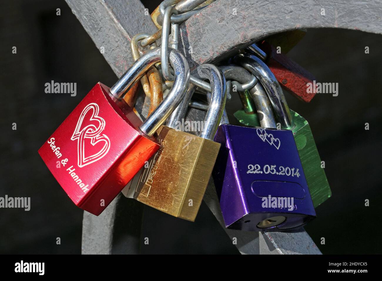 serment d'amour, château d'amour, serments d'amour, châteaux Banque D'Images