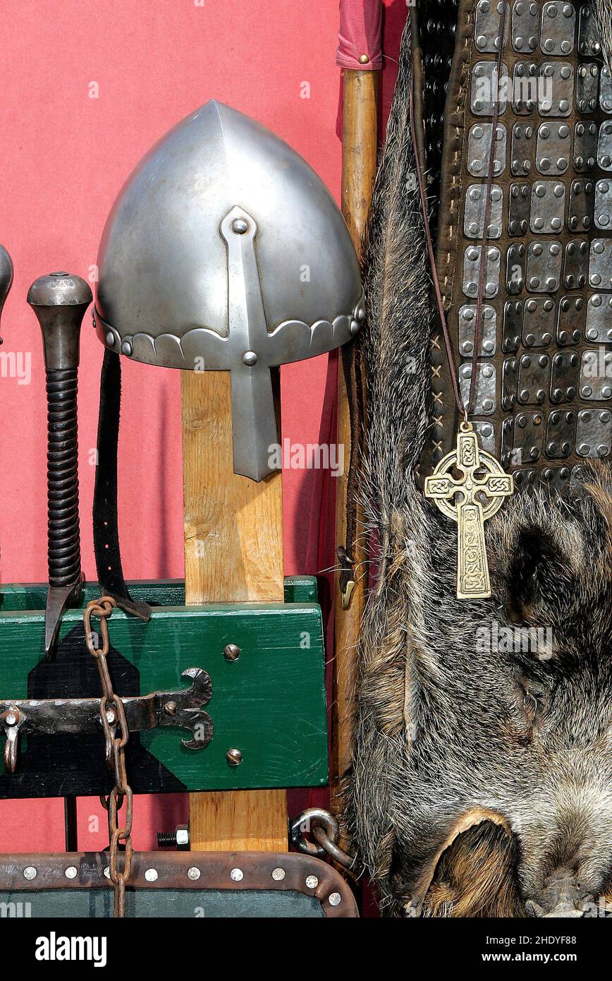 vêtements de travail de protection, chevaliers, jeux de rôle, vêtements de travail de protection, chevaliers,jeux de rôle Banque D'Images