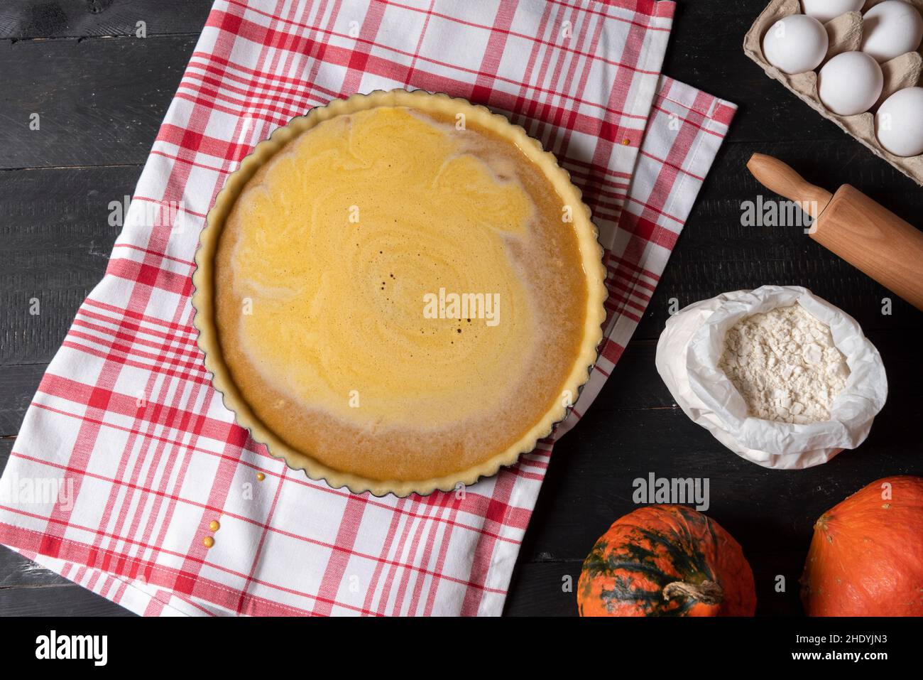 pâtisserie, cuisine américaine, tarte à la citrouille, cuisine américaine, cuisine américaine,tourtes à la citrouille Banque D'Images