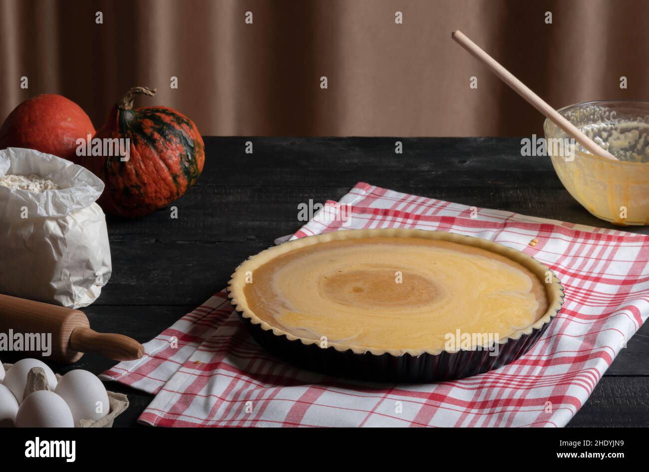 pâtisserie, tarte à la citrouille, tourtes à la citrouille Banque D'Images