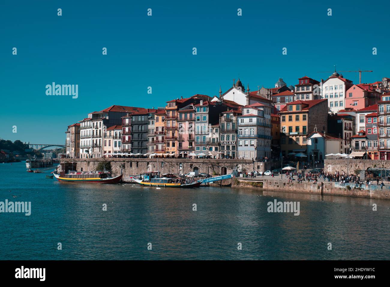 Rive nord et quai, Porto Banque D'Images