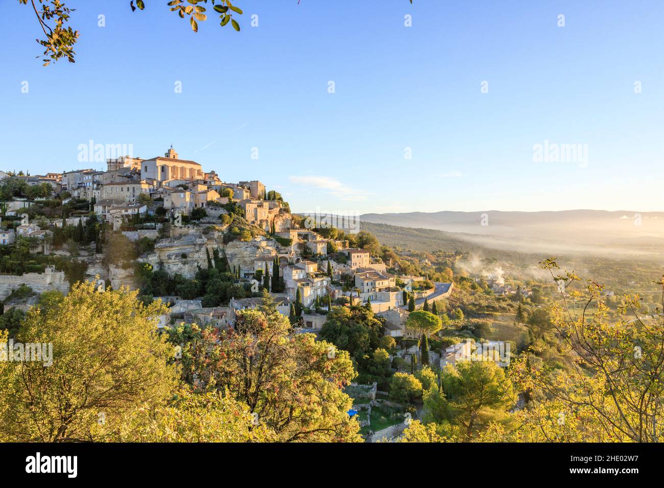 France, Vaucluse, Parc naturel régional du Luberon (Parc naturel régional du Luberon), Gordes, labellisés les plus Beaux villages de France (le plus beau Banque D'Images