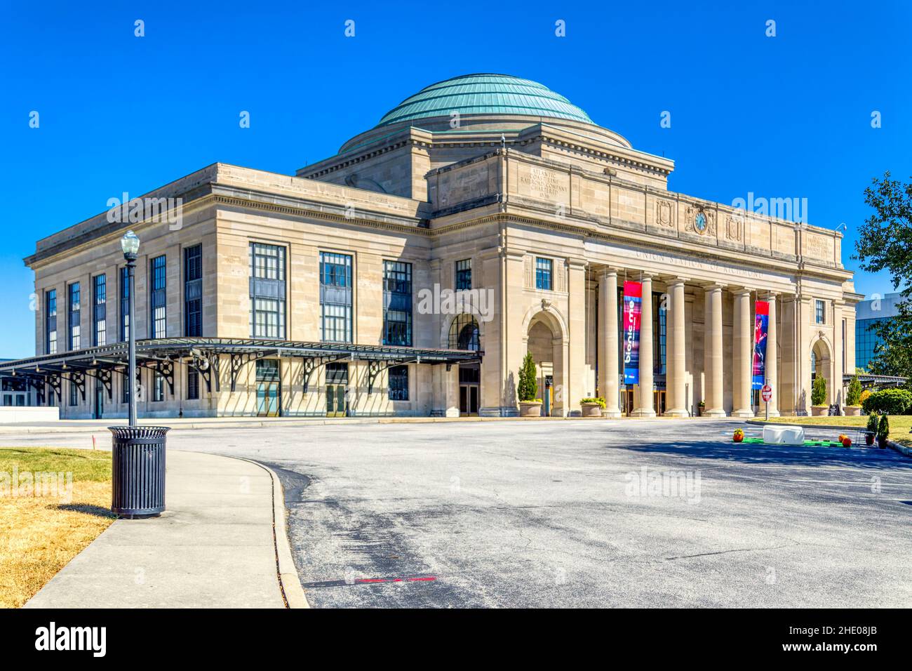 Musée des Sciences de Virginie : Broad Street Station, alias Union Station de Richmond, était au bord de la destruction en 1976. Banque D'Images