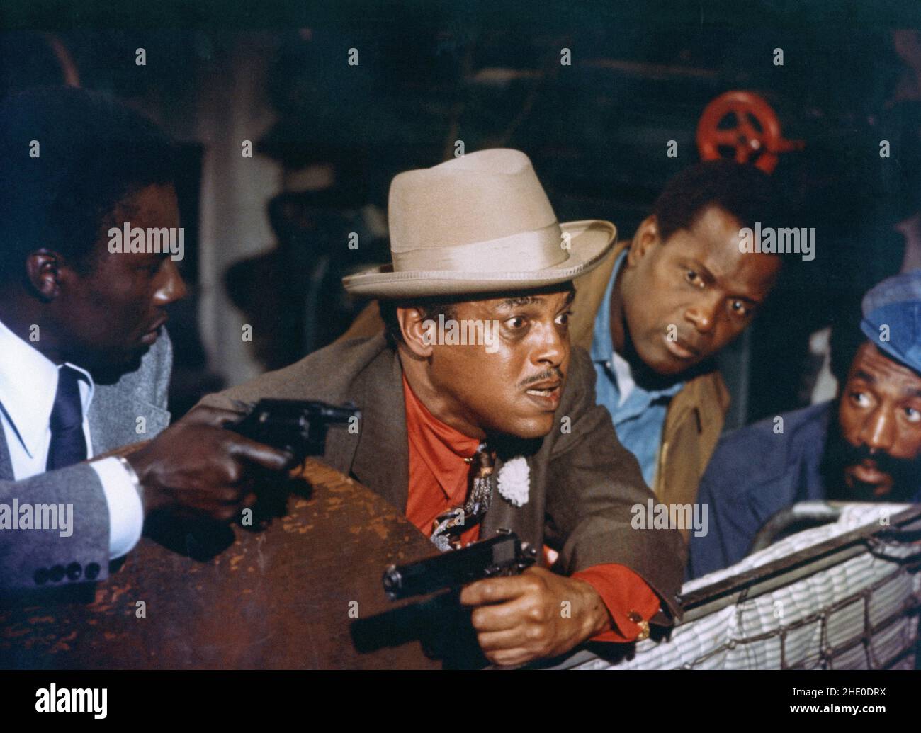 Studio a publié un film publicitaire toujours de "Uptown Saturday Night" Sidney Poitier, Bill Cosby 1974 First Artists référence # 33962-580THA Banque D'Images