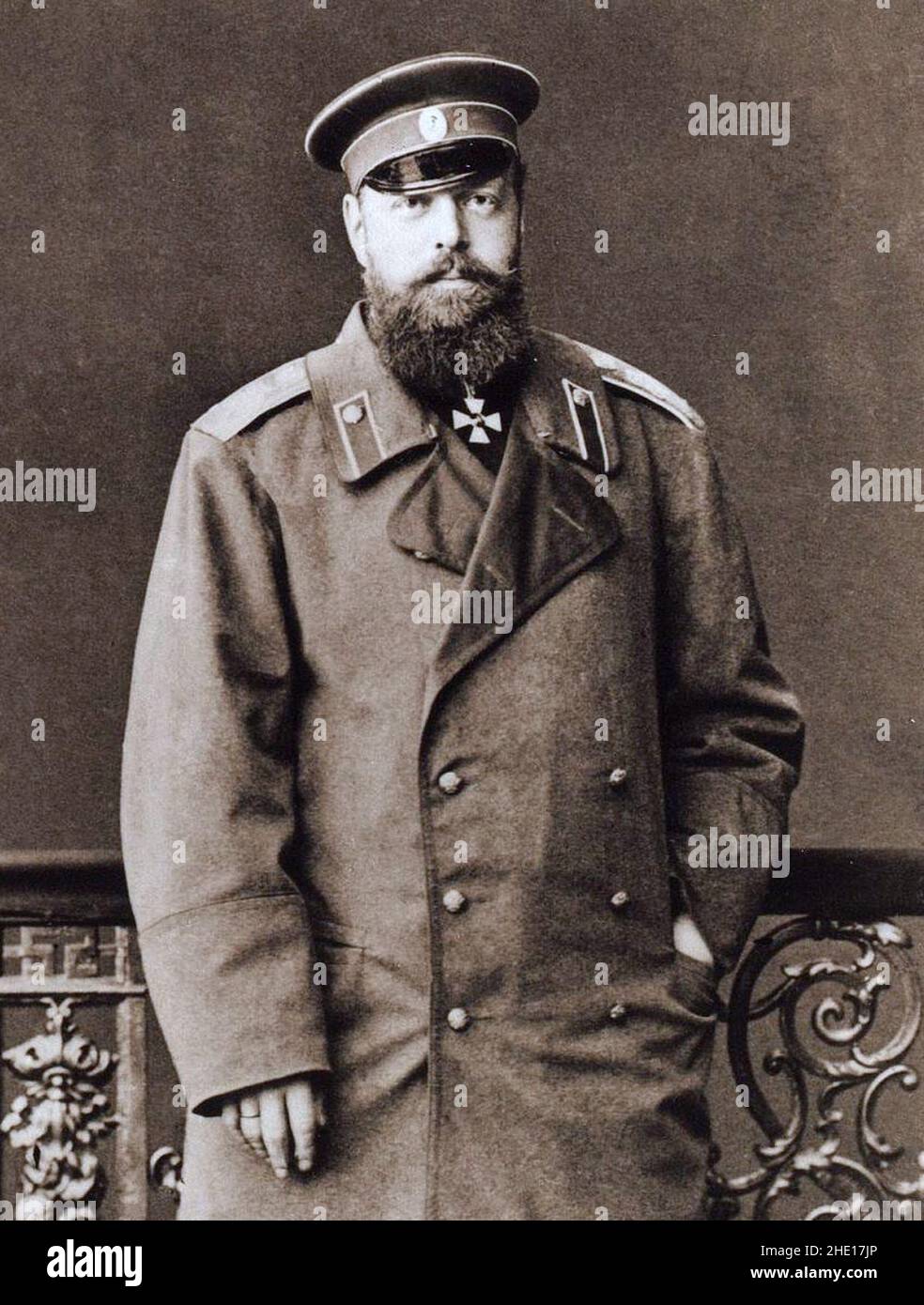 La dynastie Romanov - un portrait du tsar Alexandre III qui est mort de ...