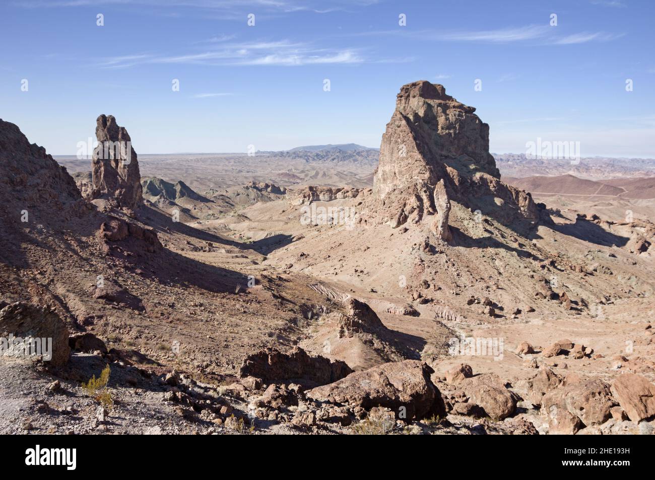 Tours dans le désert près de Picacho Peak, dans le sud-est de la Californie Banque D'Images