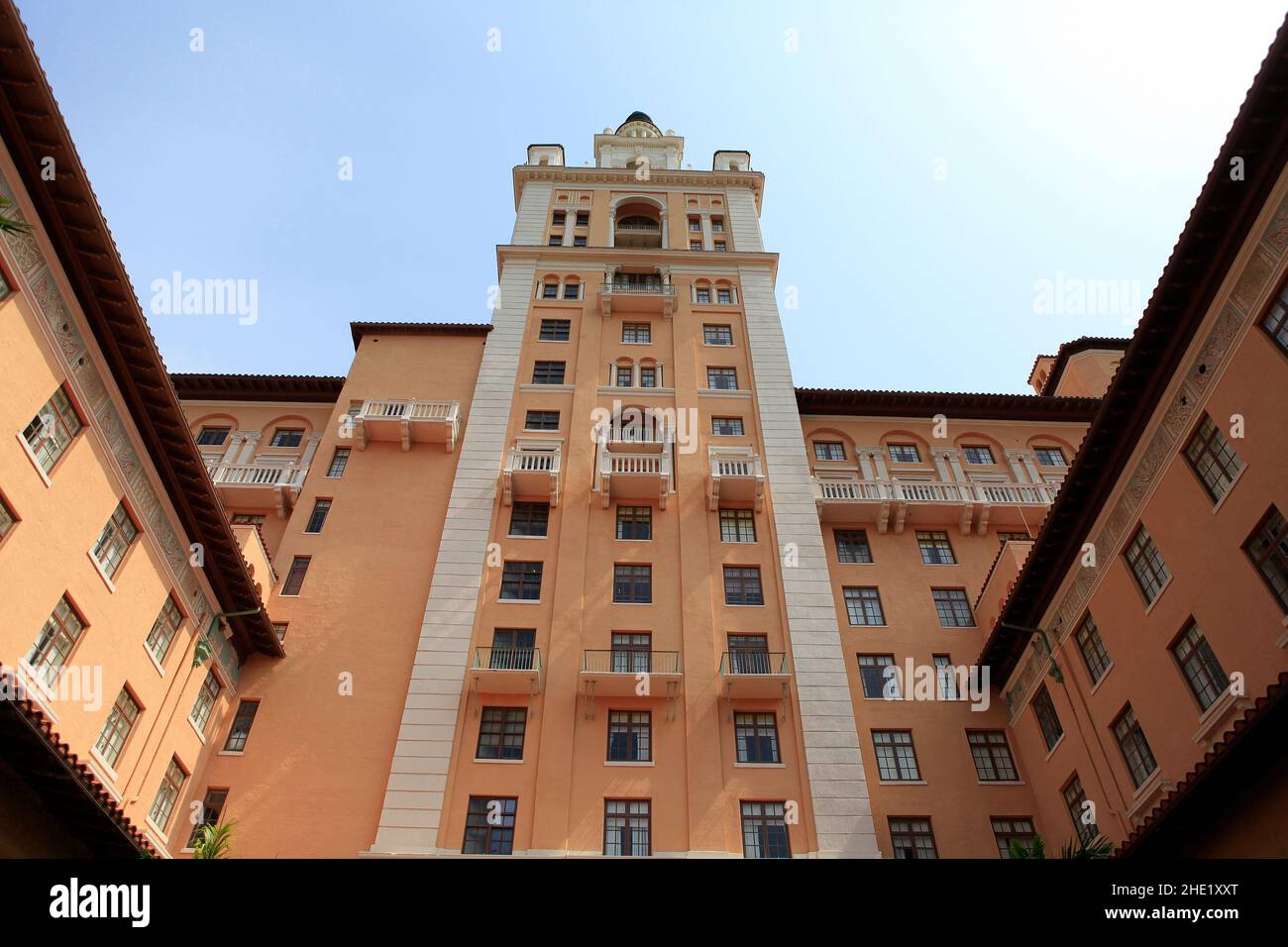 CORAL GABLES, FLORIDE, Etats-Unis, 14 MAI 2012 : détails architecturaux de l'hôtel Biltmore, Coral gables, Floride, etats-unis Banque D'Images