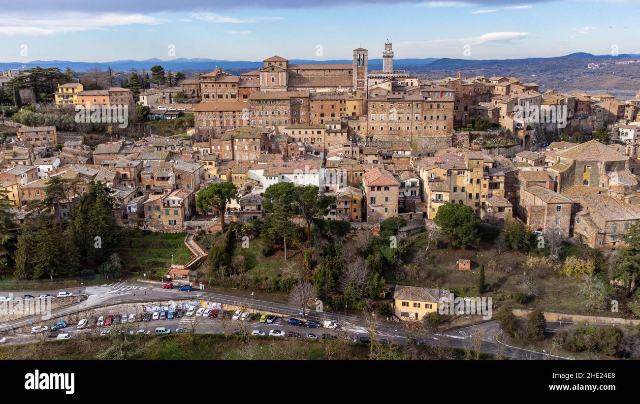 Montepulciano, Italie Banque D'Images