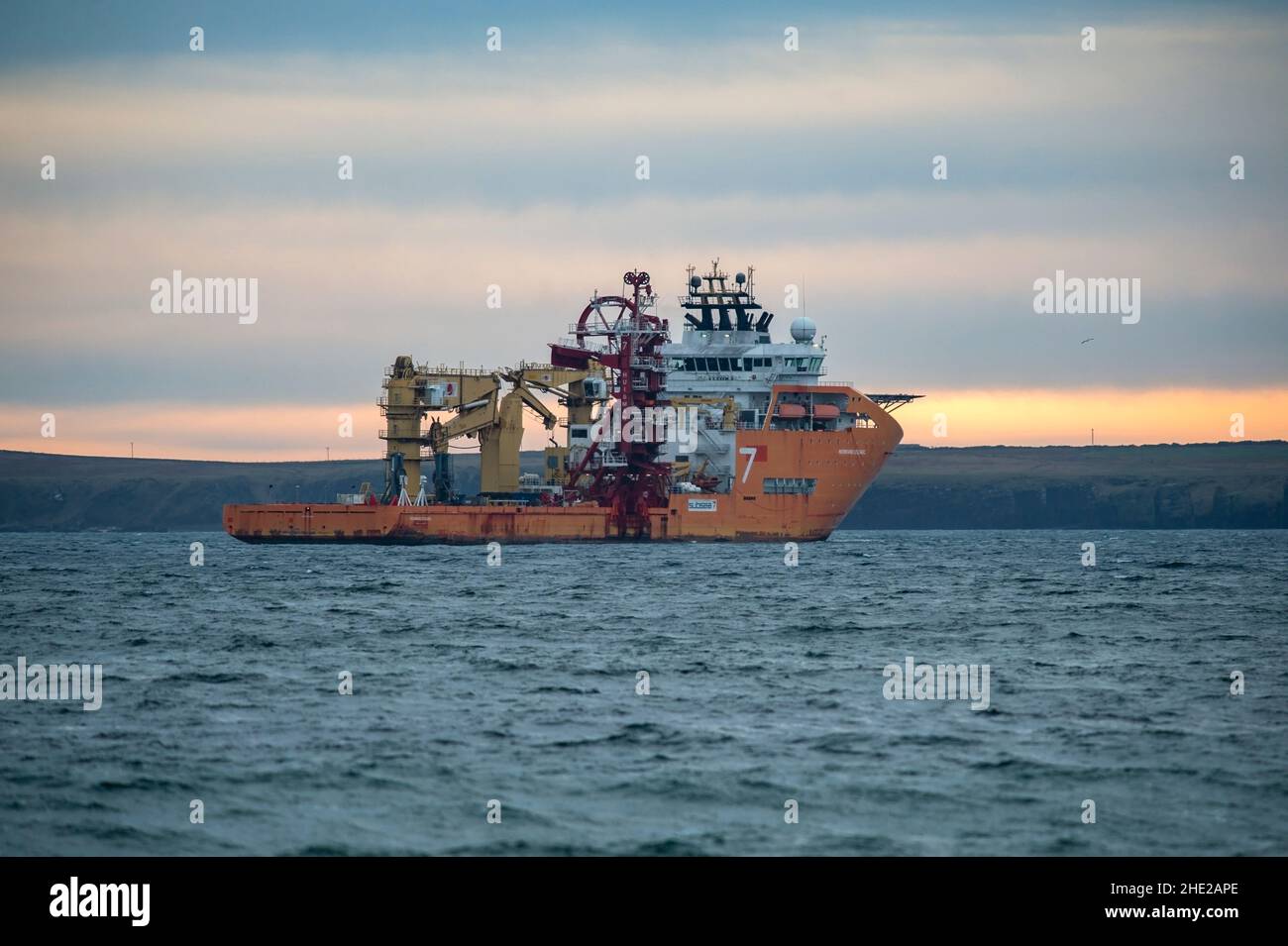 Industrie maritime .Normand océanique Banque D'Images