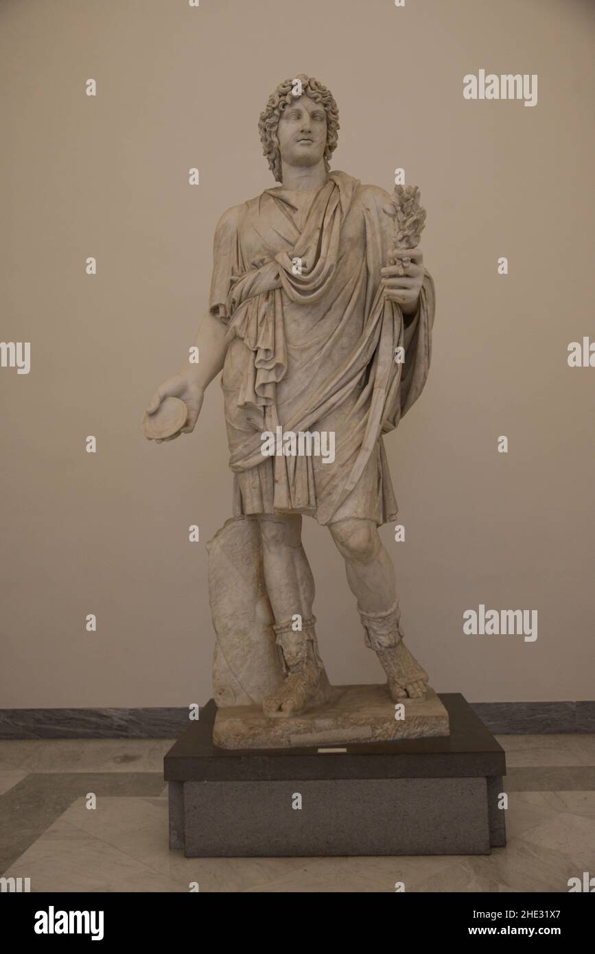 Le Musée archéologique national de Naples, Italie. Banque D'Images