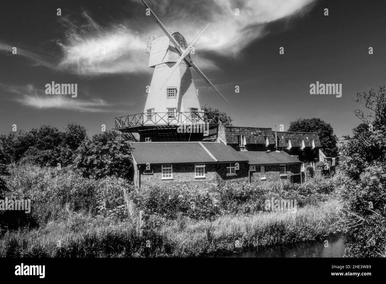 Moulin à seigle, East Sussex, Angleterre Banque D'Images