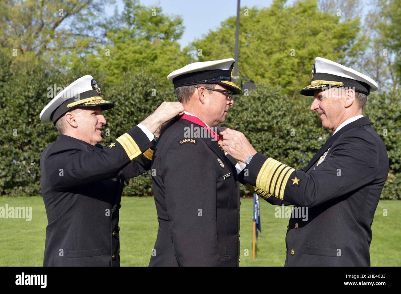 Marine royale du Canada Vice-SMA.Mark Norman reçoit la Légion du mérite 150421 Banque D'Images