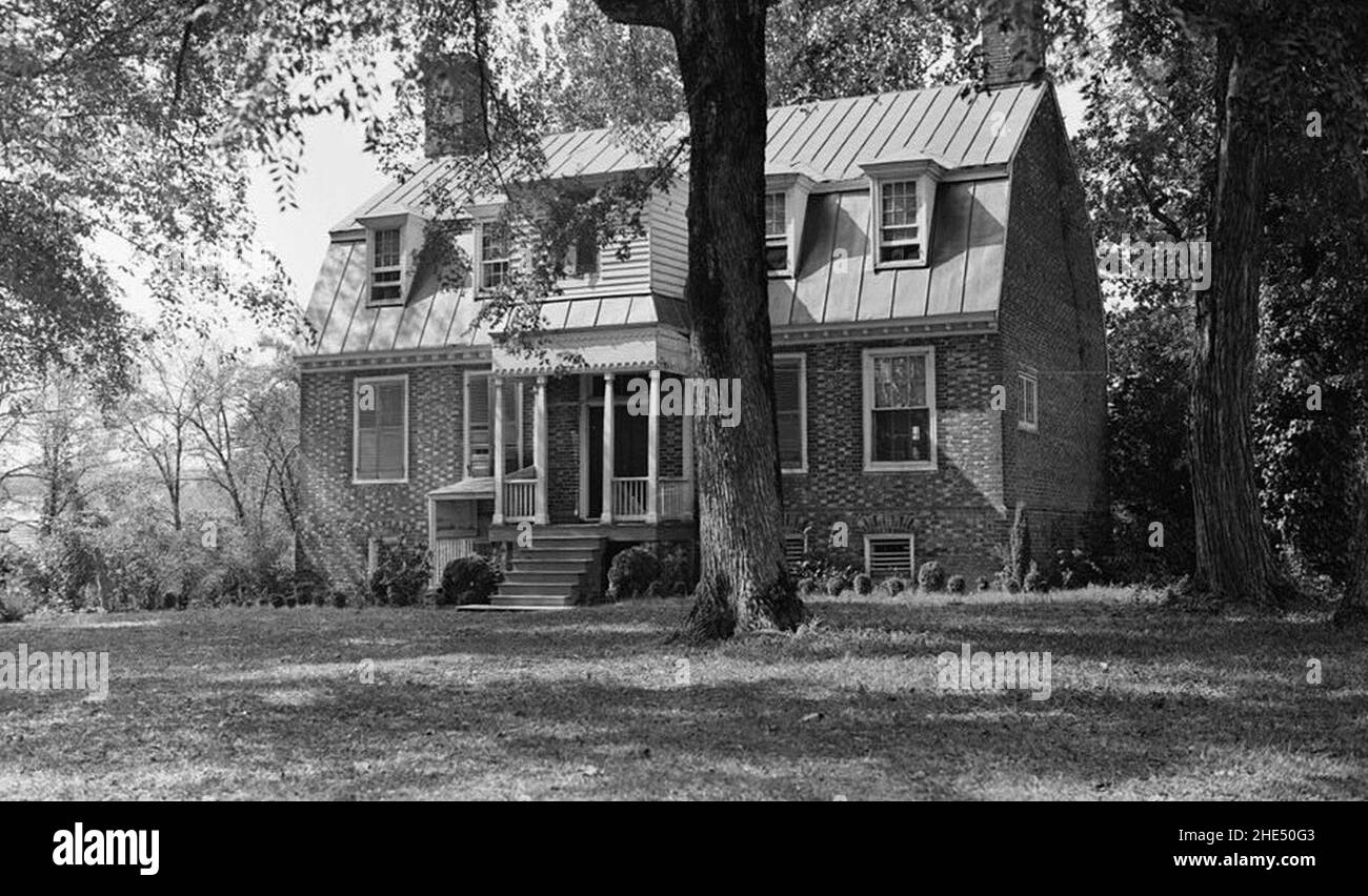 Rural Plains, 7273 Studley Road (State route 606), Richmond National Battlefield Park (comté de Hanover, Virginie). Banque D'Images