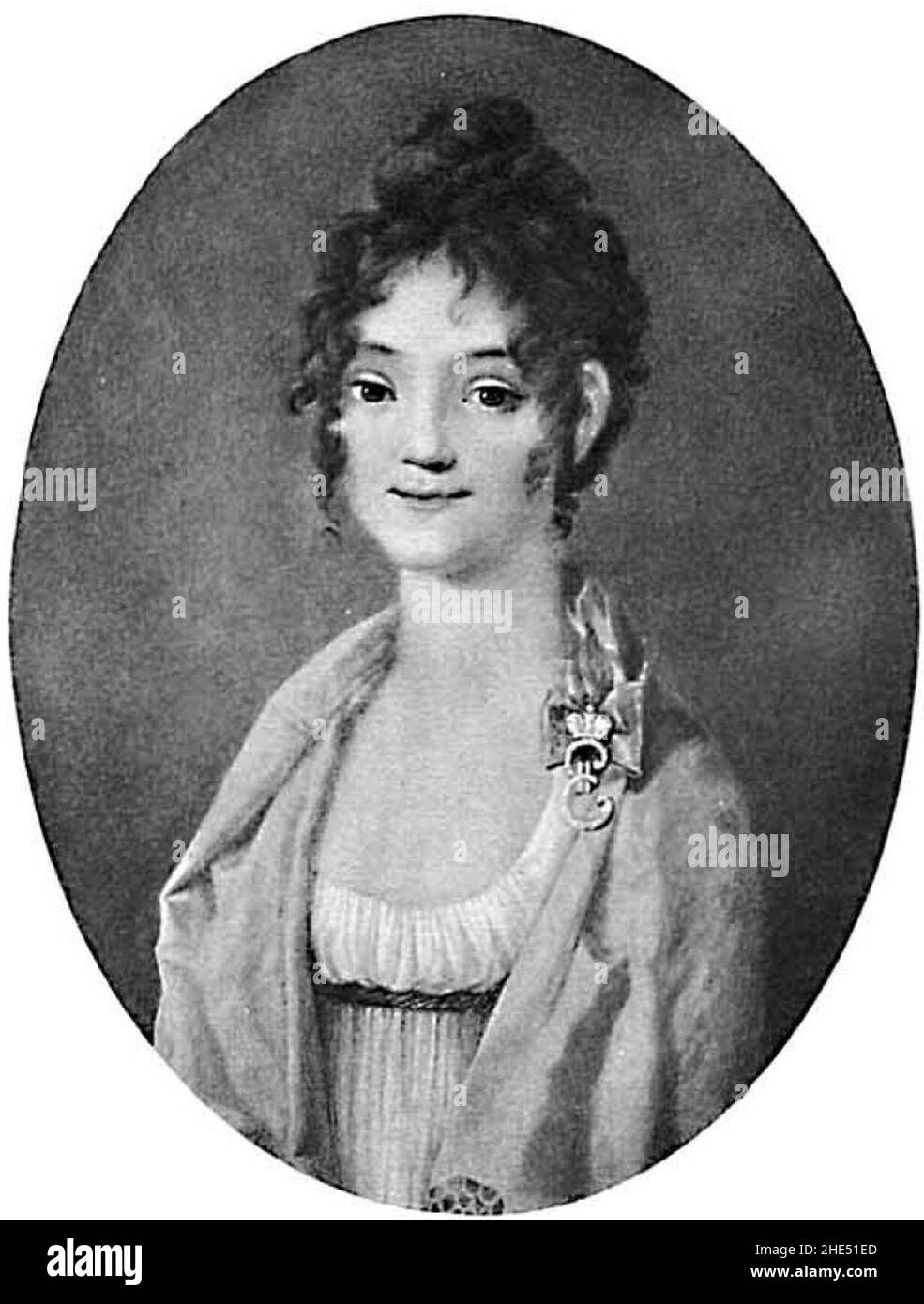 RusPortraits v2-173 la Comtesse Anna Alexeewna Orloff-Tchesmensky. Banque D'Images