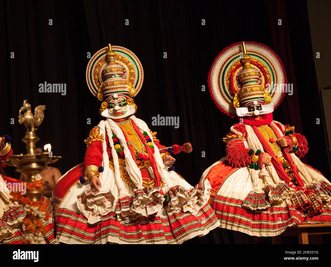 Artistes Kathakali Banque D'Images