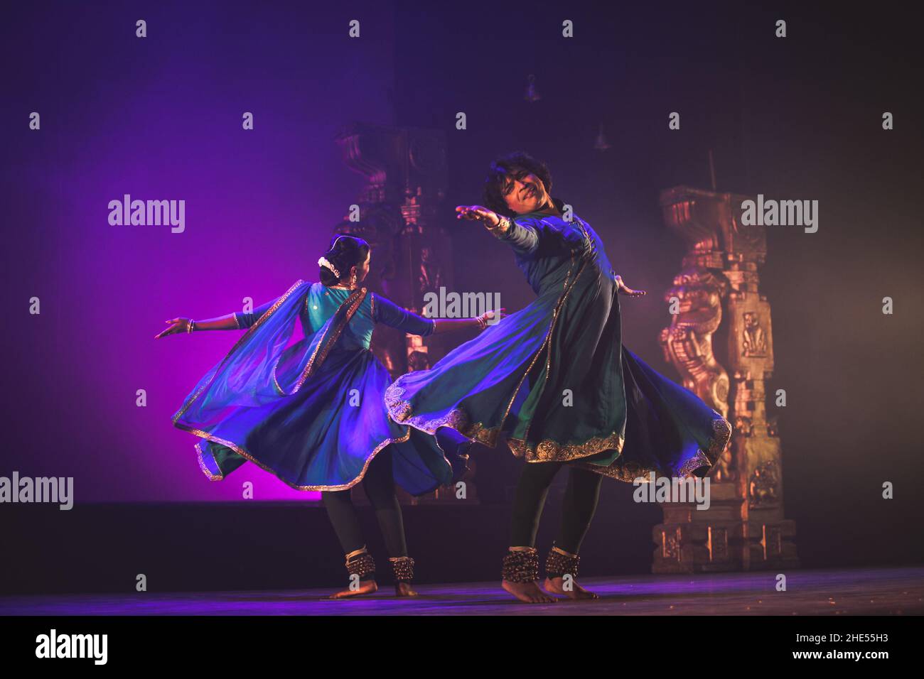 Artistes Kathak Banque D'Images