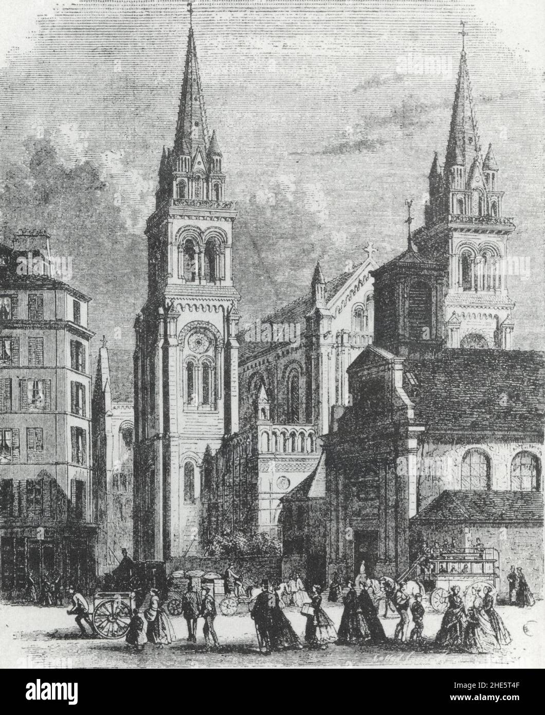 Saint Ambroise 1868. Banque D'Images