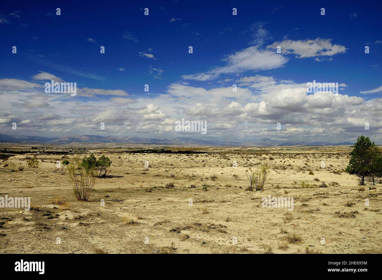 Ruines de l'ancienne ville arabe de Baza, Grenade. Banque D'Images