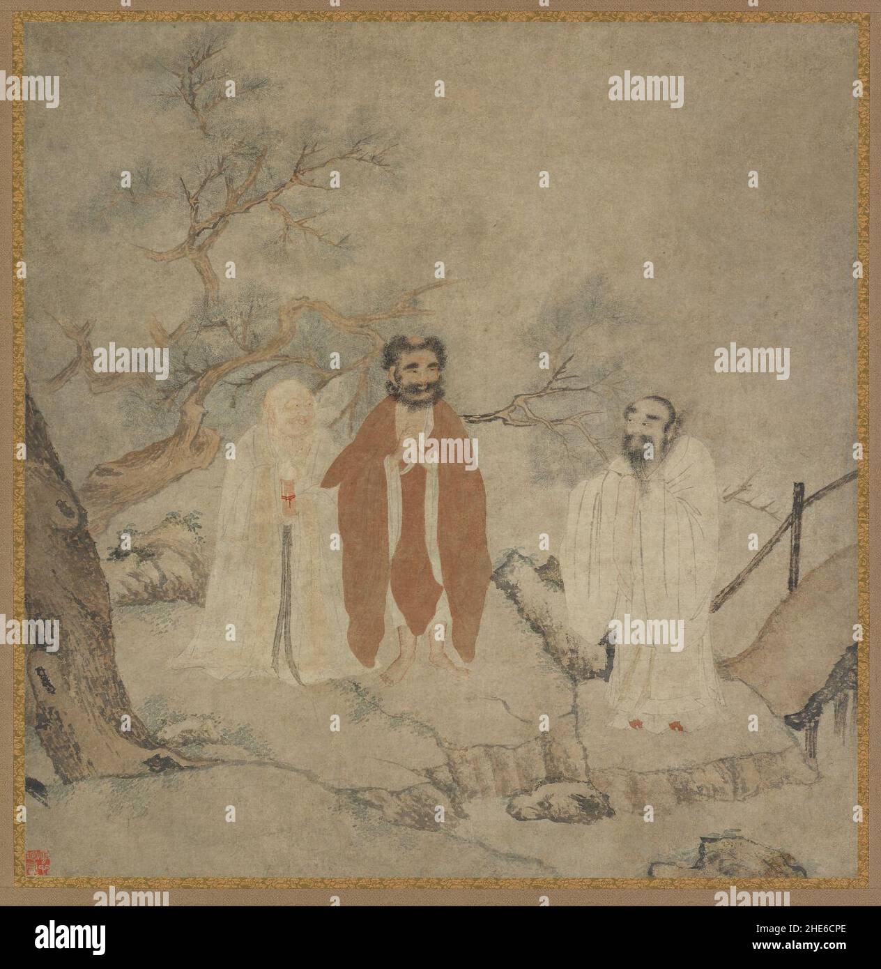 Sakyamuni, Lao Tzu et Confucius Banque D'Images