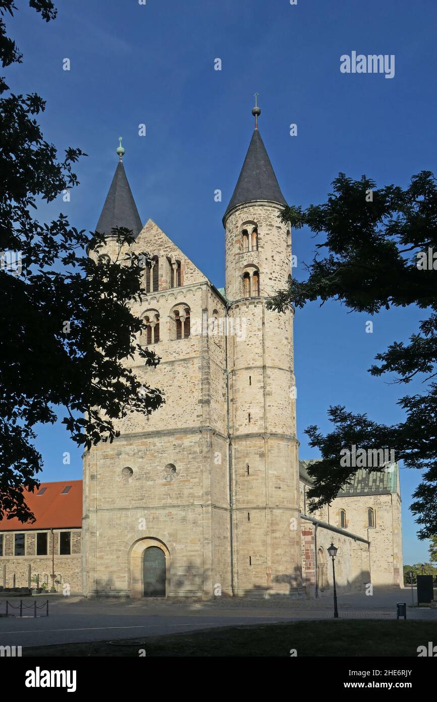 Magdeburg, Kloster Unser Lieben Frauen Banque D'Images
