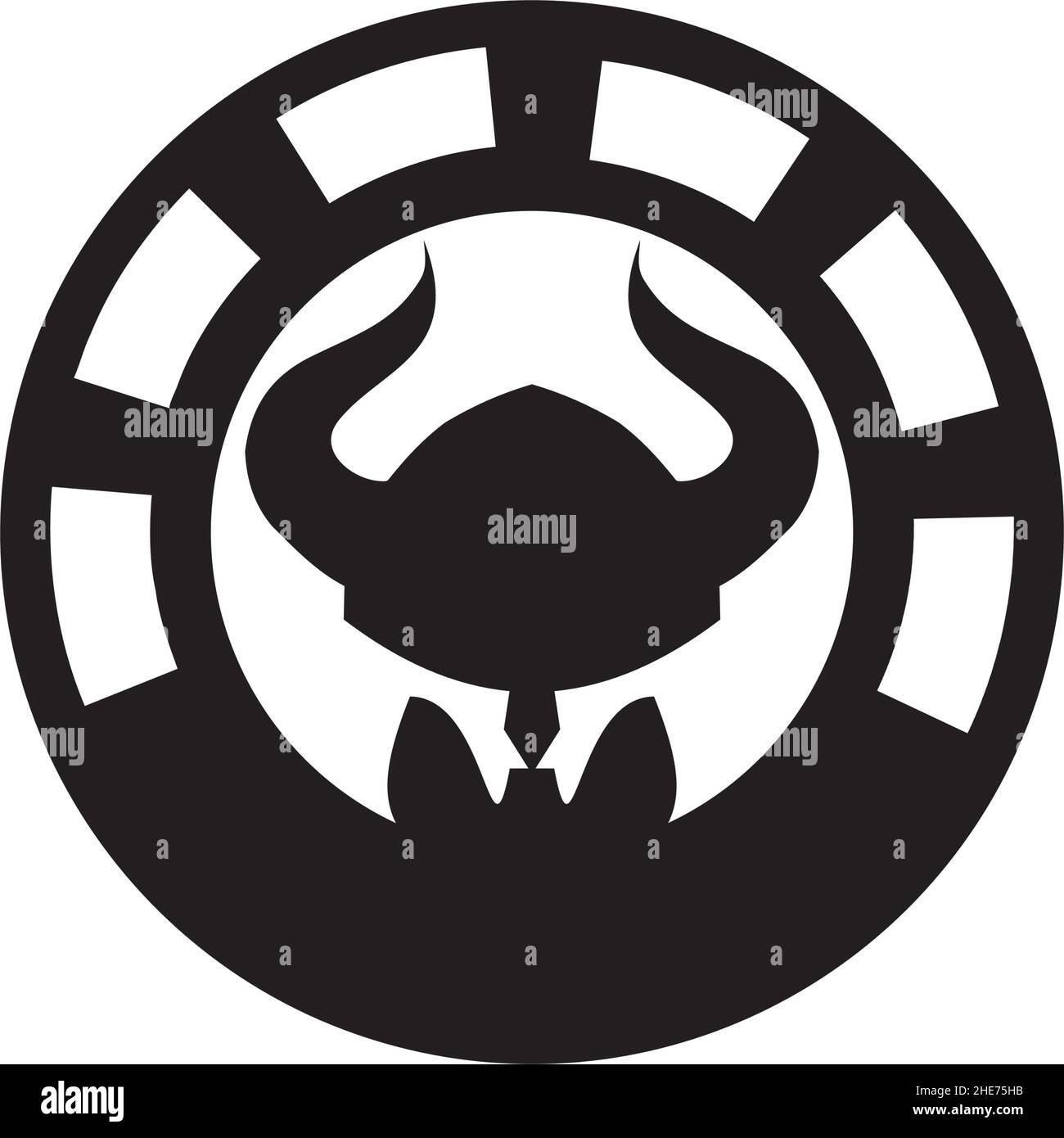 Viking film film société de production vecteur logo design Illustration de Vecteur