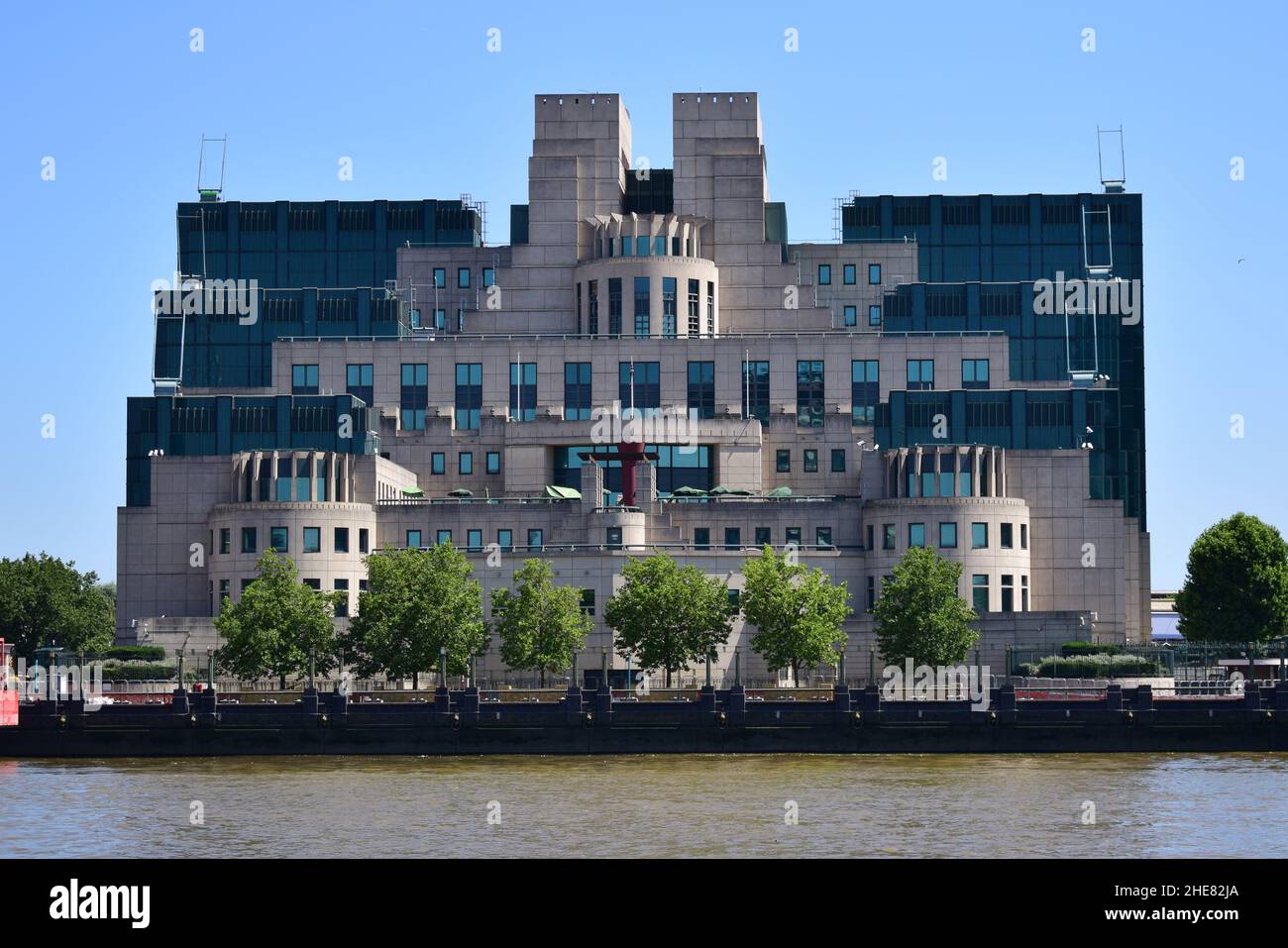 Siège du SIS de British Secret Intelligence Service à Londres Banque D'Images