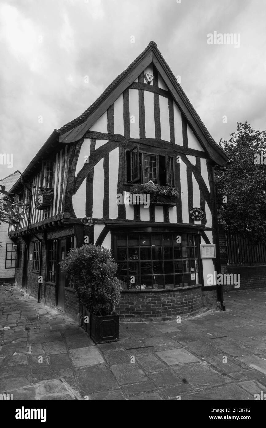 The Old Bakery un bâtiment à colombages de classe 16th centruy ɪɪ, Newark on Trent England UK.Septembre 2021. Banque D'Images