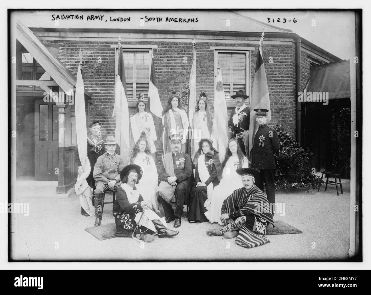 Armée du salut, Londres - Sud-Américains Banque D'Images