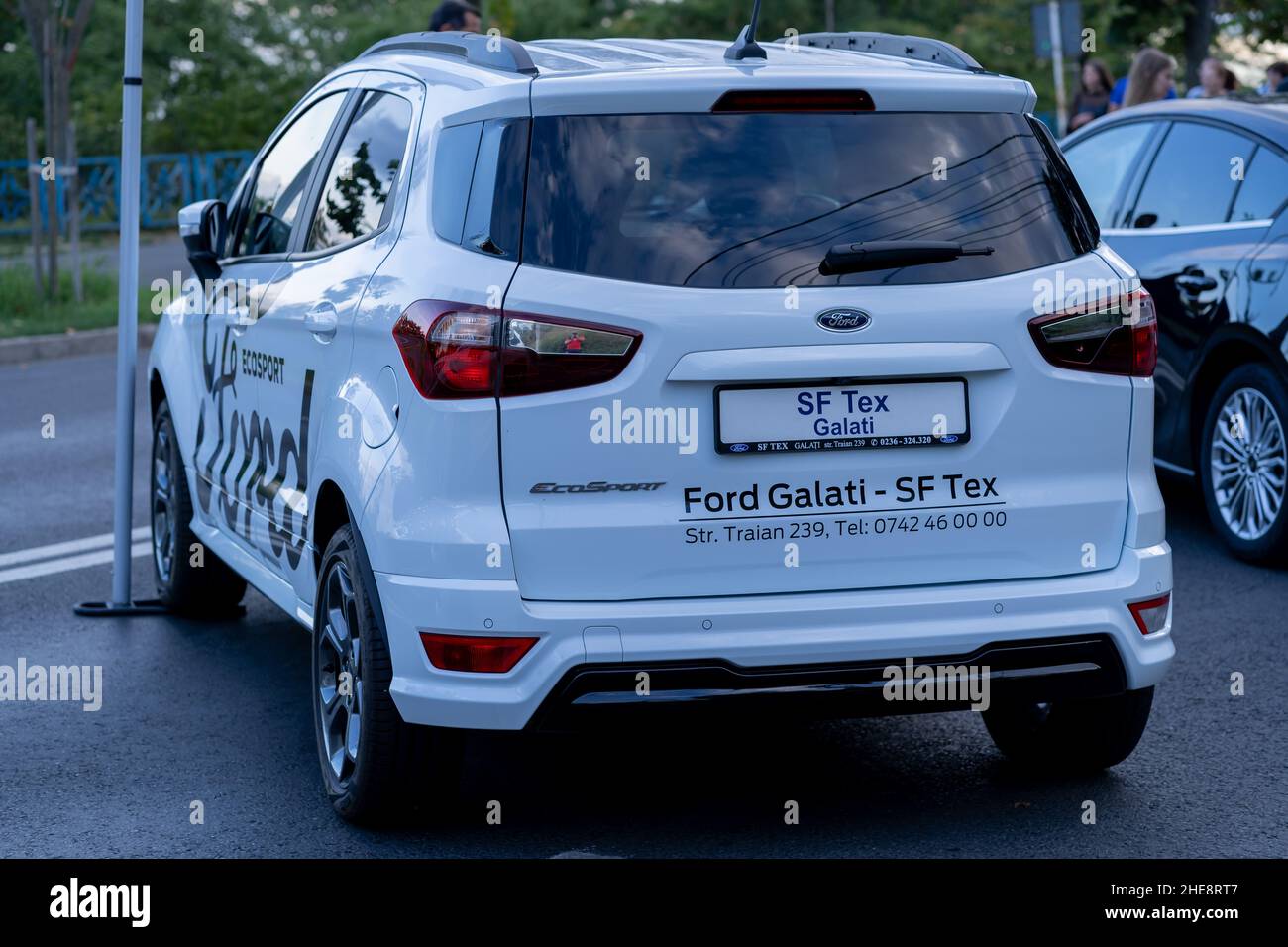 Galati, Roumanie - 15 septembre 2021 : SUV multisegment sous-compact Ford EcoSport 2021 Banque D'Images