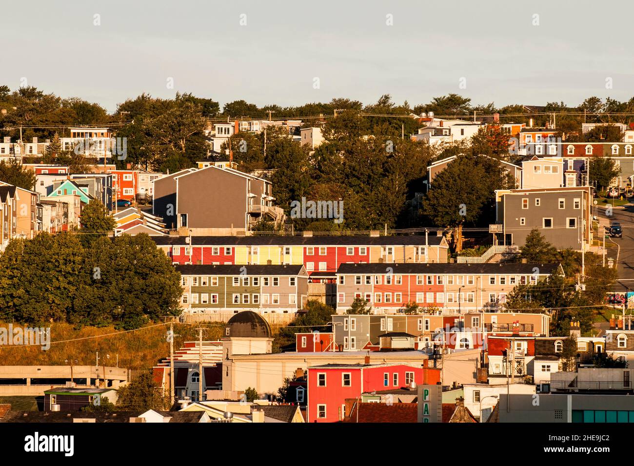 Port et quais de St. John's, Terre-Neuve, Canada. Banque D'Images