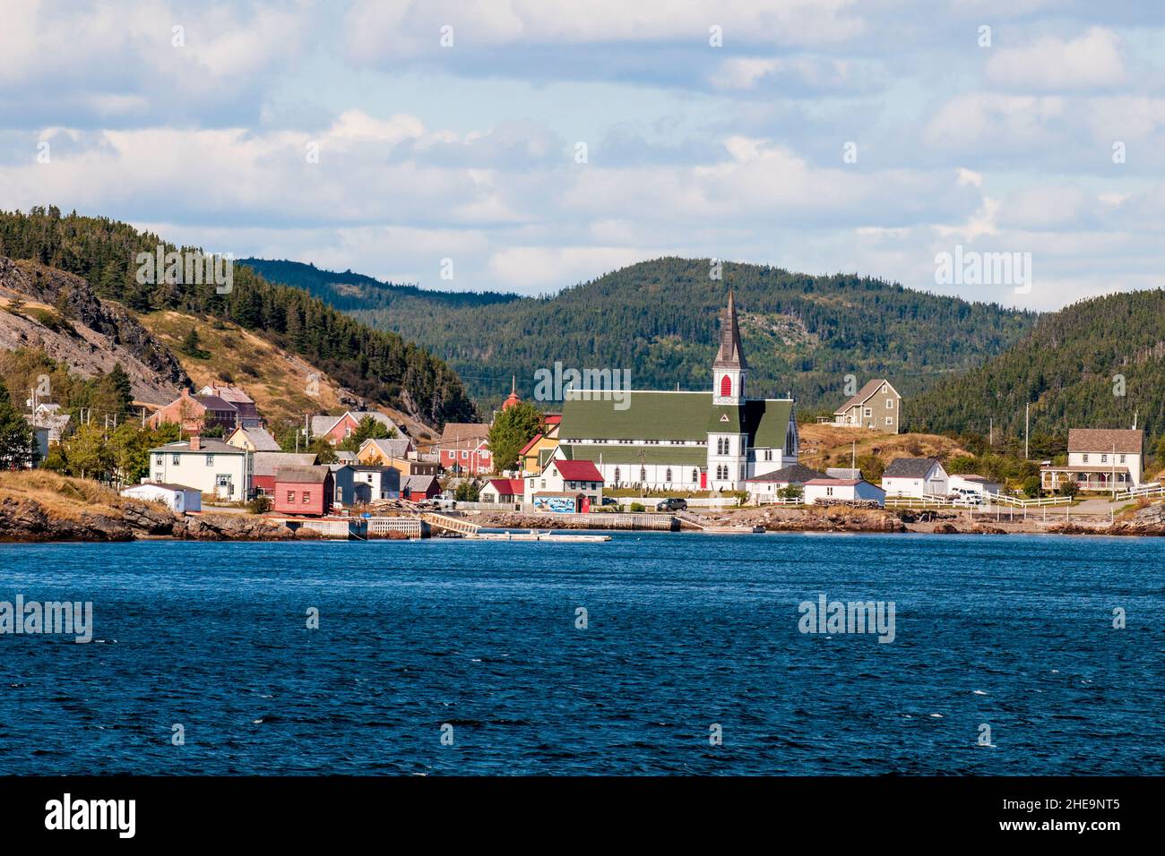 Église anglicane St. Paul's, Trinity, péninsule de Bonavista, Terre-Neuve, Canada. Banque D'Images