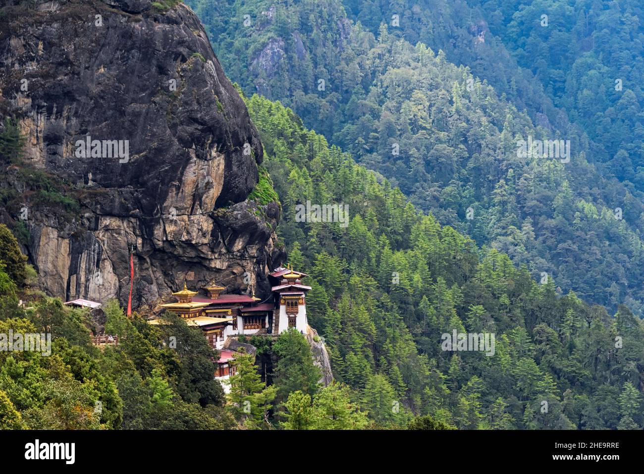 Paro Taktsang (également connu sous le nom de Tiger's Nest), Paro, Bhoutan Banque D'Images