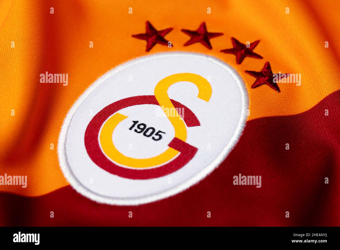 Close up de Galatasaray Spor Kulübü kit Banque D'Images