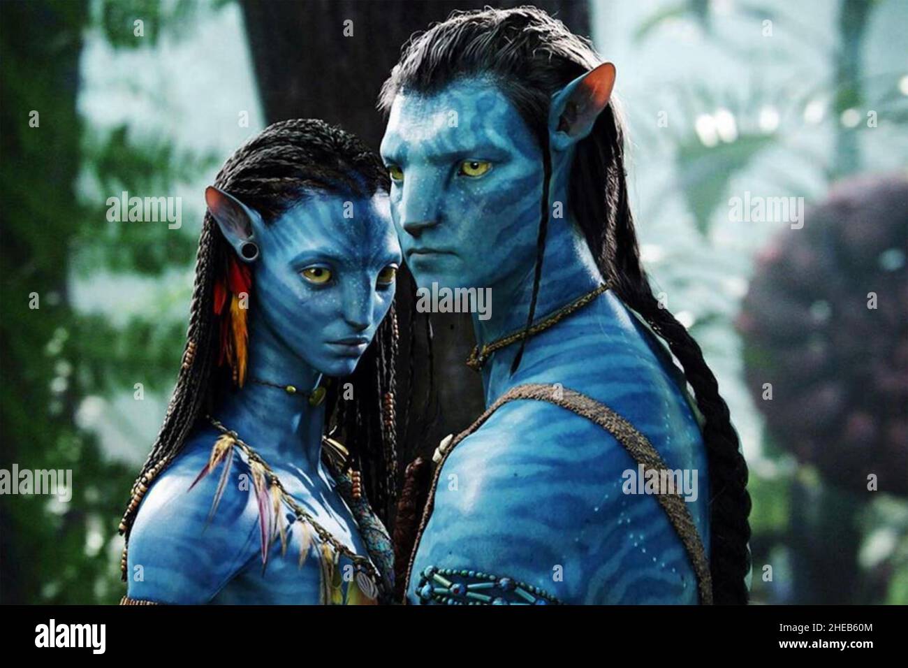 AVATAR 2019 20th Century Fox film avec Zoe Saldana et Sam Worthington Banque D'Images