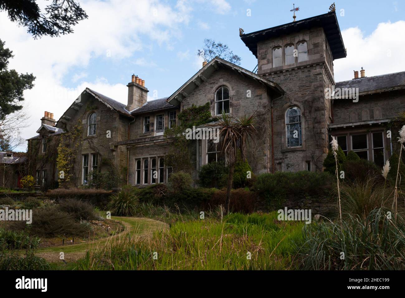 Linn Villa and Gardens, Cove, Argyll, Écosse, abrite une collection de plantes rares. Banque D'Images