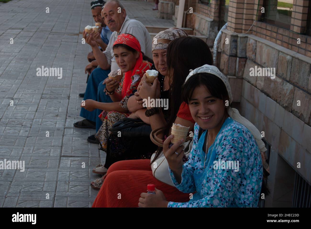 Ouzbékistan, Samarkand, Mausolées Banque D'Images